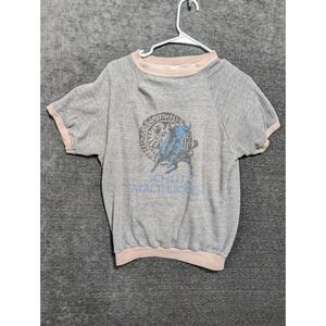Vintage Schlitz Malt Liquor Short Sleeve Sweatshirt Gray Bull Graphic Raglan